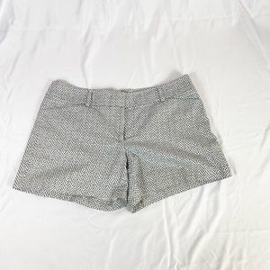 White House Black Market Chino Geometric Shorts